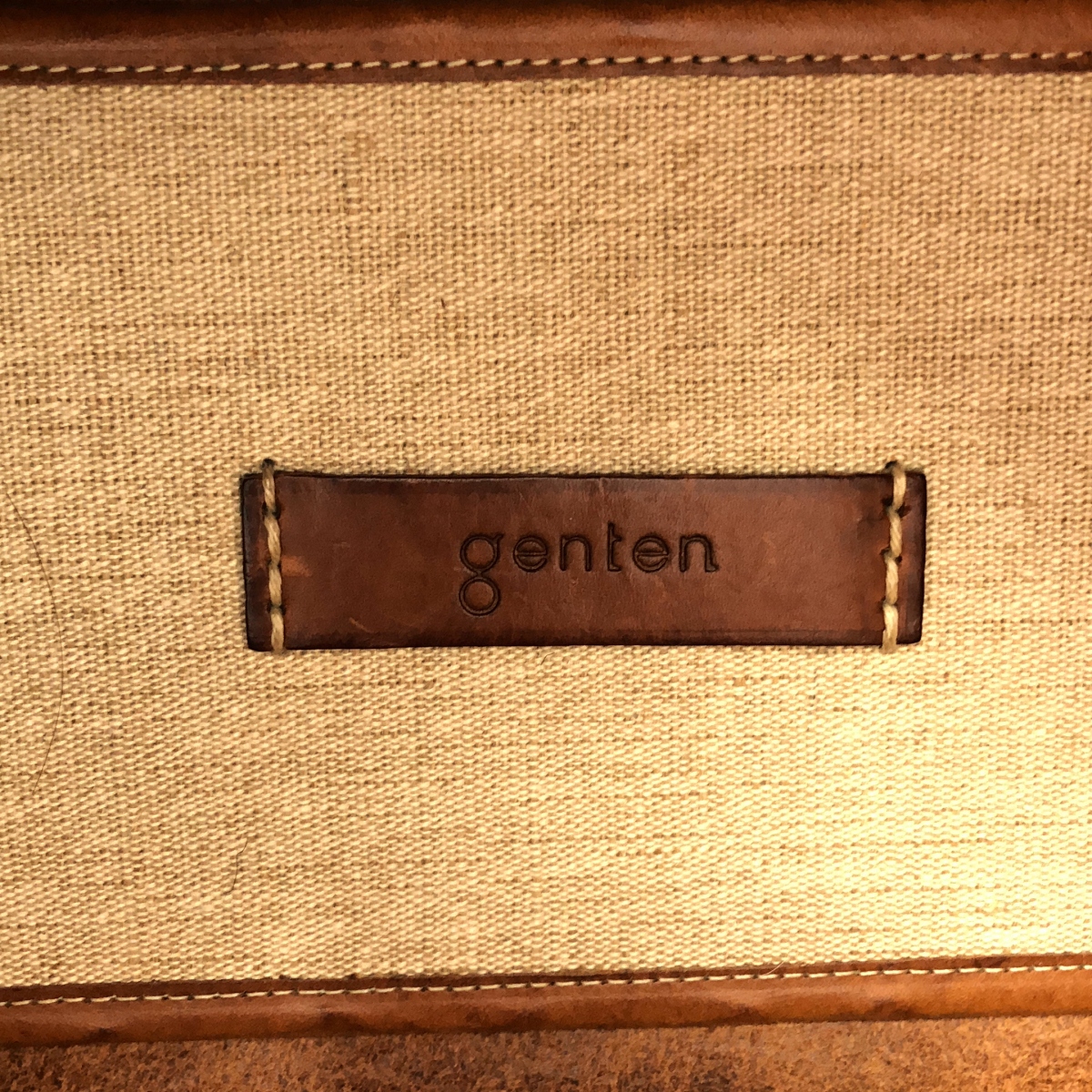 genten / ゲンテン AMANO アマーノ レザー トートバッグ M インナーポーチ付き