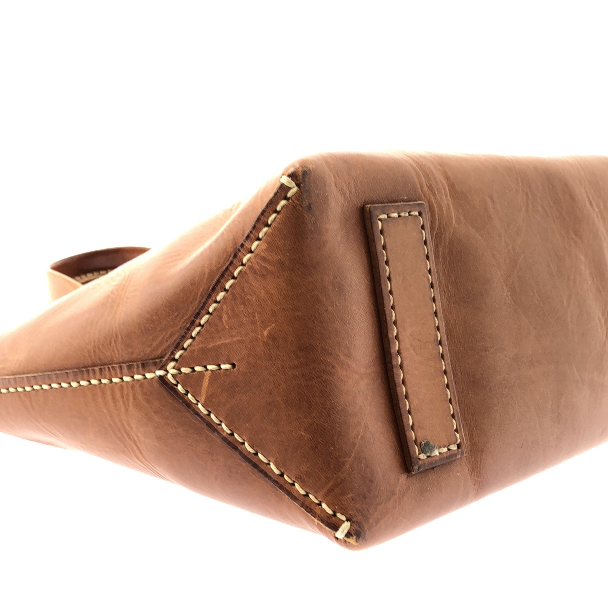 genten / ゲンテン AMANO アマーノ レザー トートバッグ M インナーポーチ付き