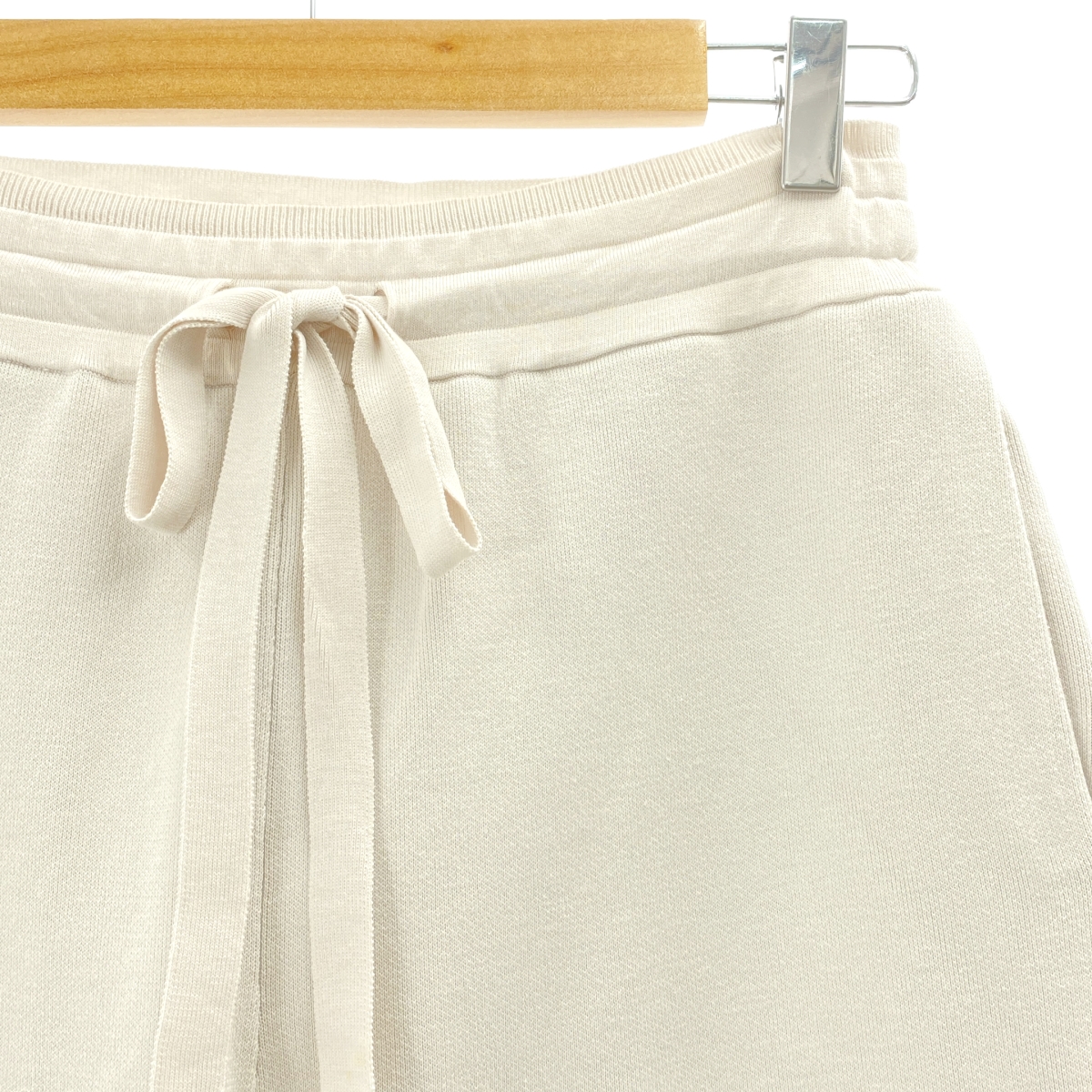 Drawer / ドゥロワー 16G ダブルフェイス スリム ニット パンツ