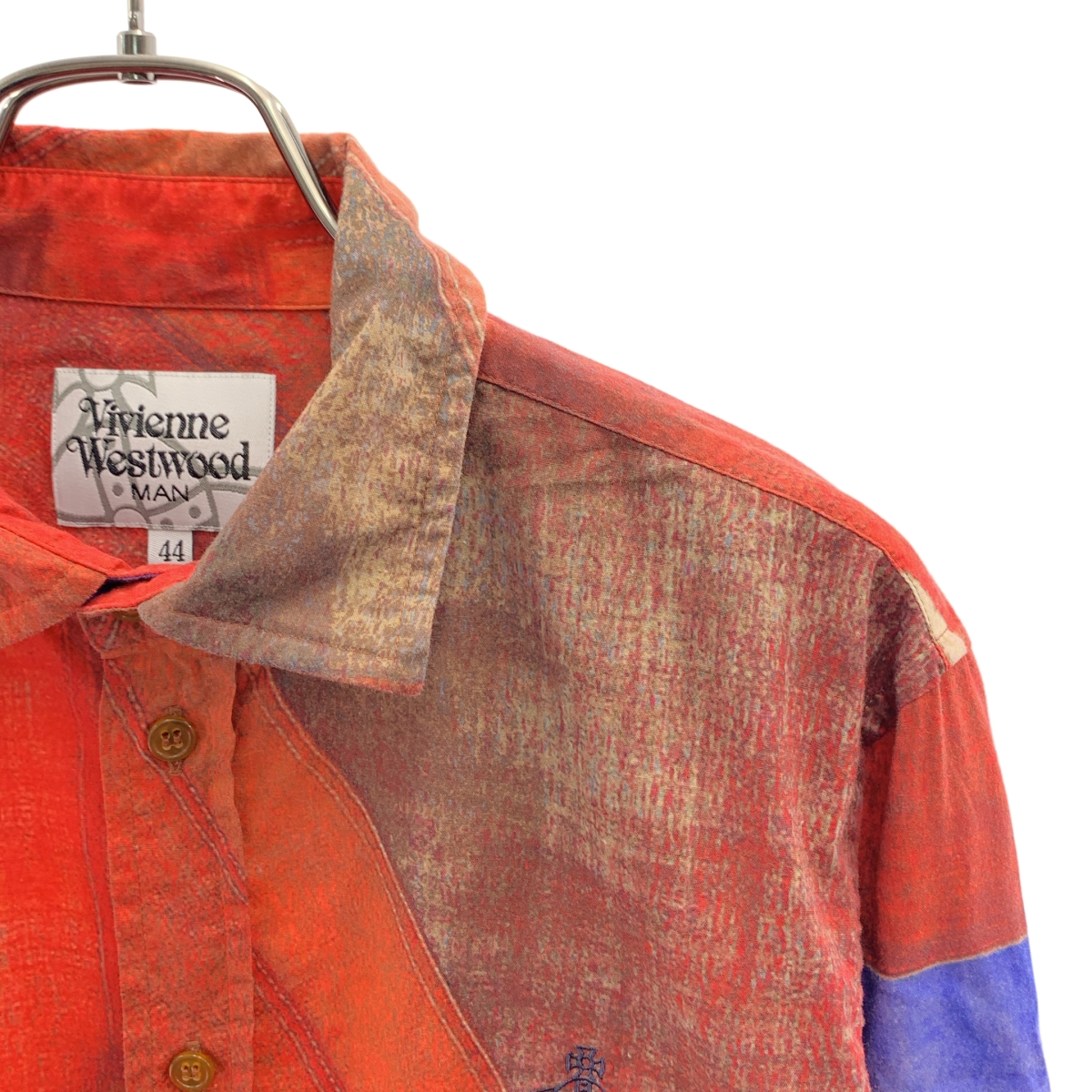 Vivienne Westwood MAN / ヴィヴィアンウエストウッドマン UNION JACK OSSIE SHIRT 総柄プリントシャツ