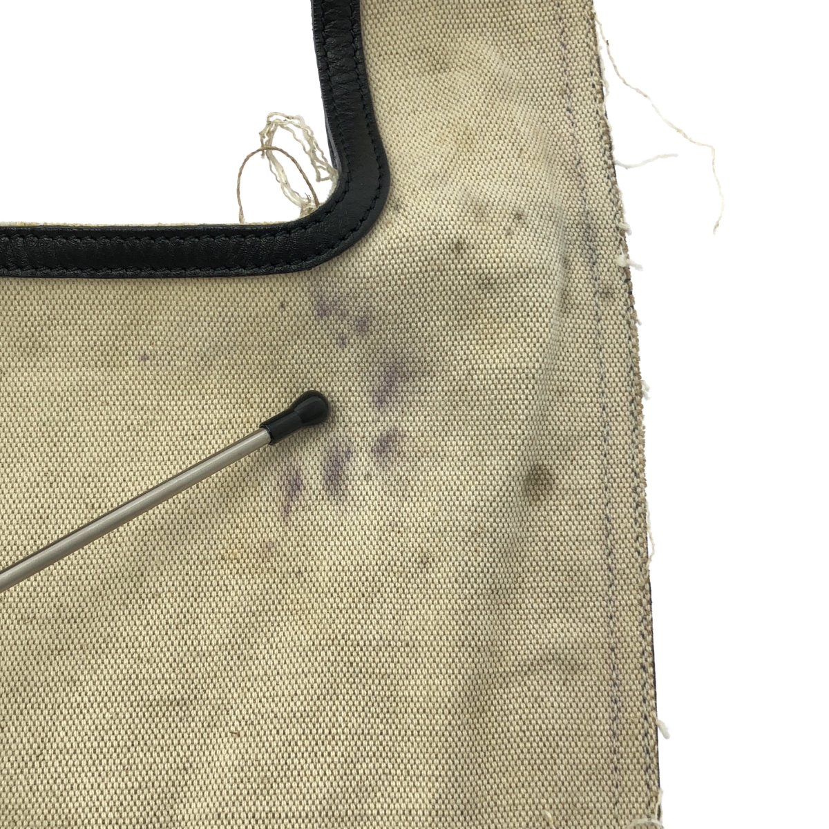 JIL SANDER / ジルサンダー MARKET BAG レザー×キャンバス マーケット トートバッグ