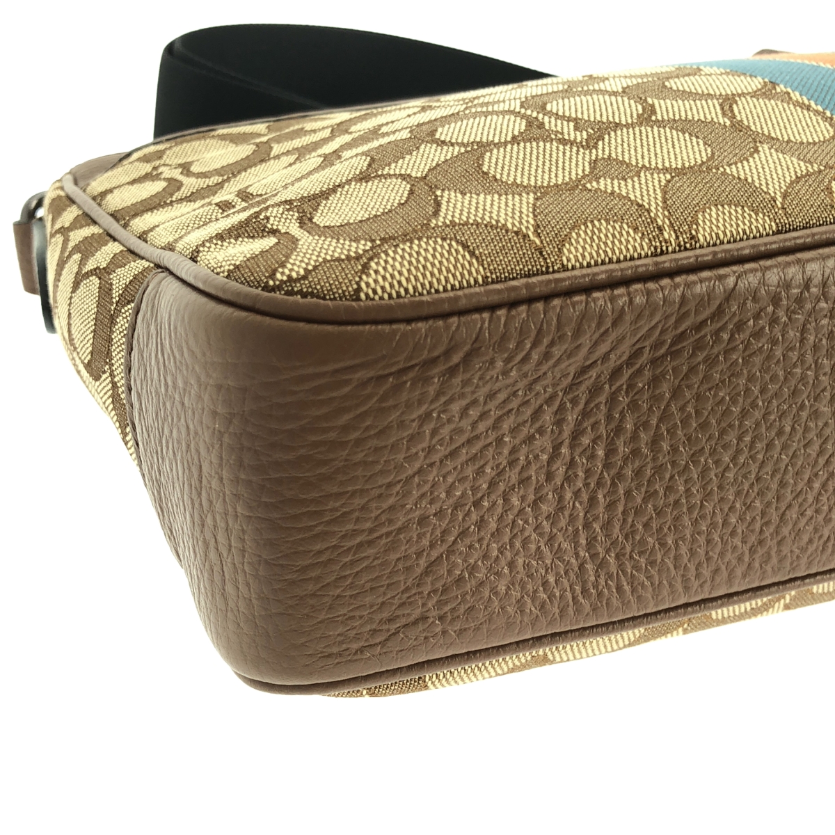 COACH / コーチ C9363 トンプソン クロスボディ シグネチャー ジャカード ウィズ ヴァーシティ ストライプ ショルダーバッグ