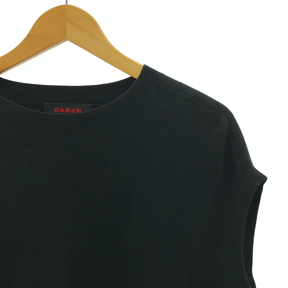 CABaN / キャバン コットンカシミア クルーネックニットベスト