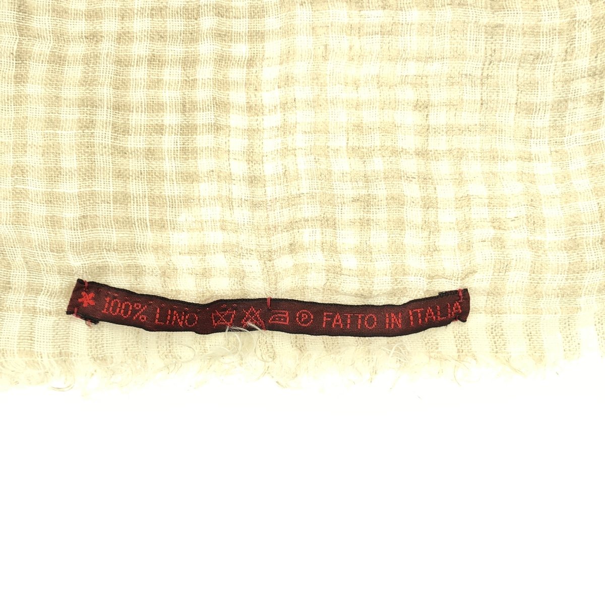 DANIELA GREGIS / ダニエラグレジス リネン 大判 ストール マフラー / ユニセックス