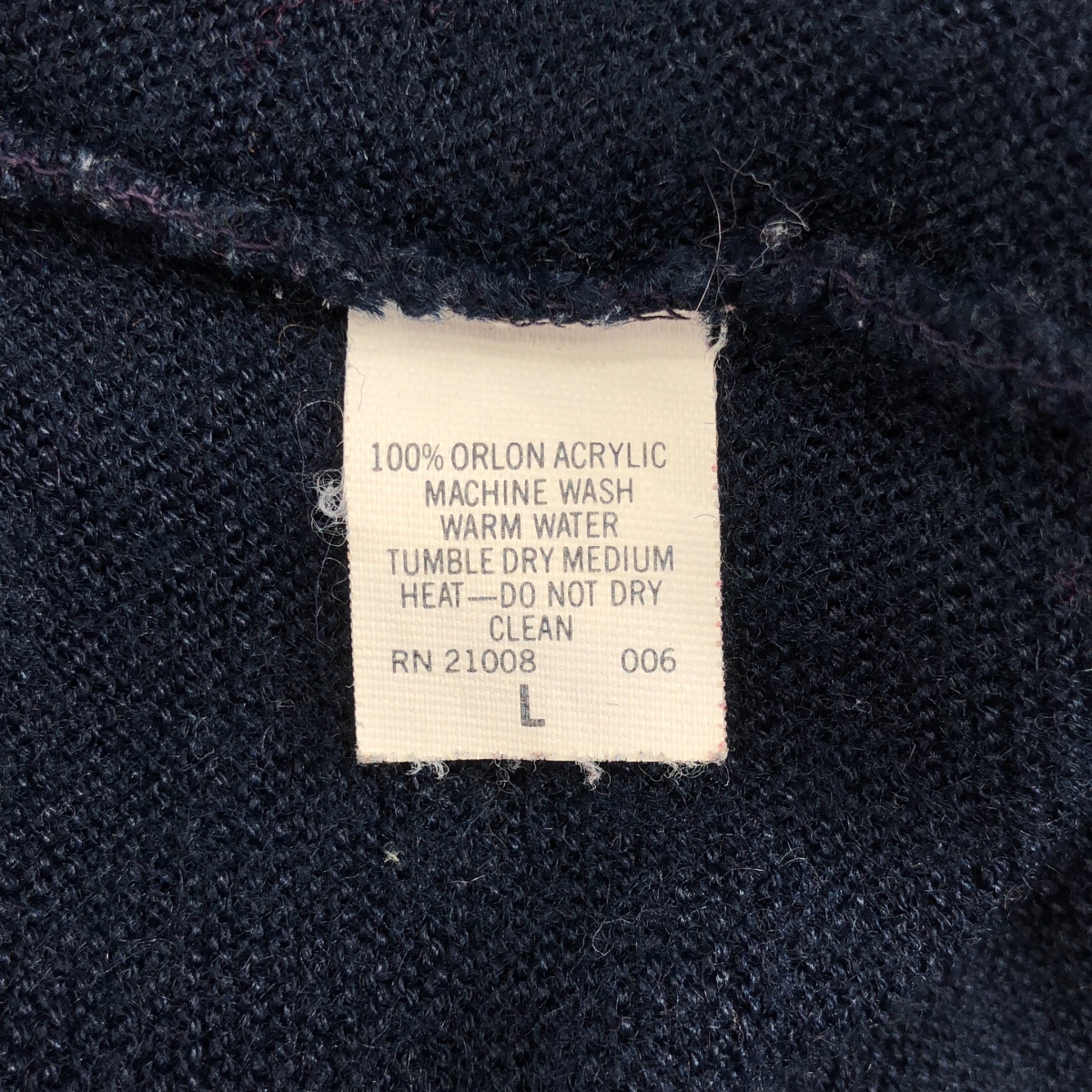 VINTAGE / ヴィンテージ古着 1970s IZOD LACOSTE / アイゾッドラコステ 糸巻きタグ Vネックニット