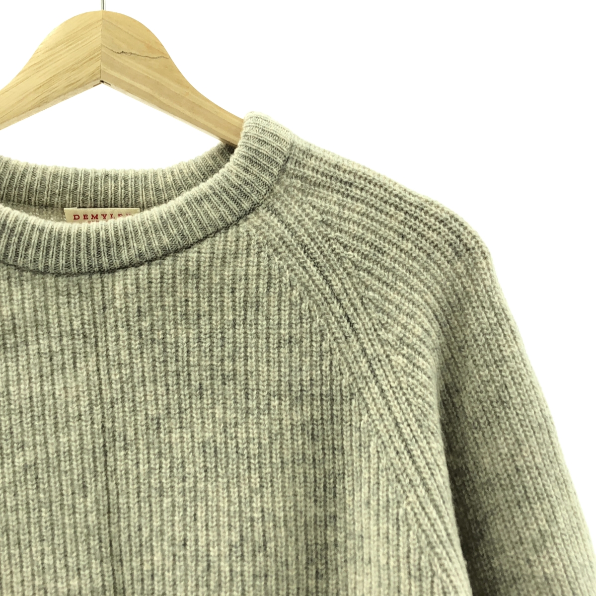 DEMYLEE / デミリー ウール リブ プルオーバーニット