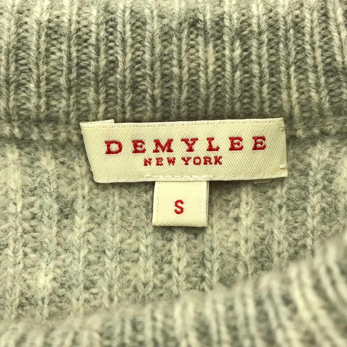 DEMYLEE / デミリー ウール リブ プルオーバーニット