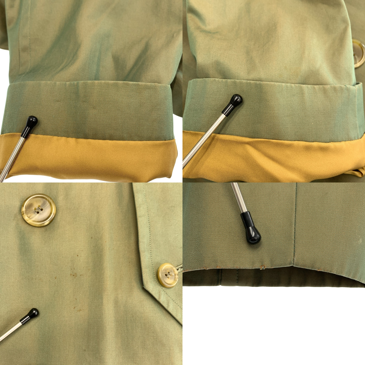 Burberrys / バーバリーズ ヴィンテージ タマムシ ベルテッド トレンチコート / ノバチェック 総裏地