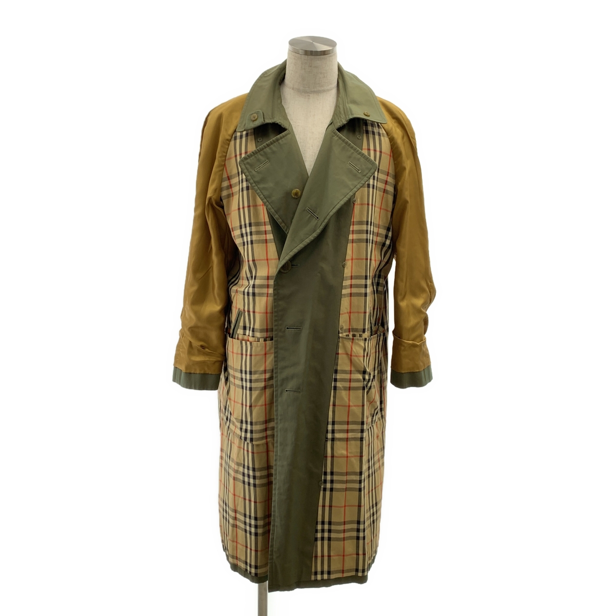 Burberrys / バーバリーズ ヴィンテージ タマムシ ベルテッド トレンチコート / ノバチェック 総裏地