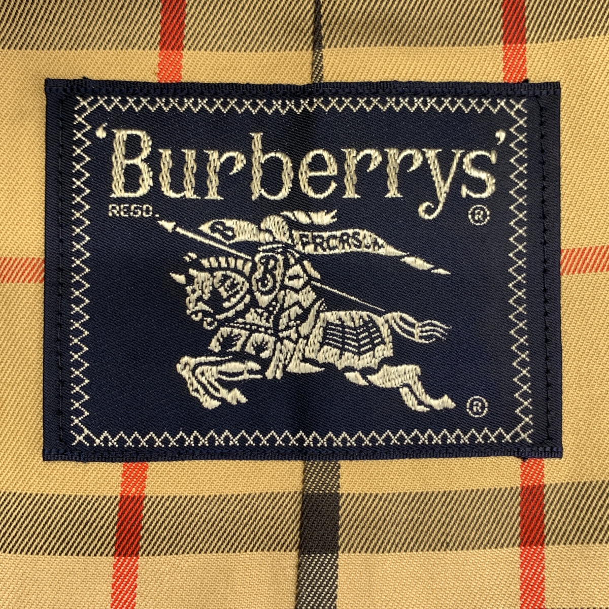 Burberrys / バーバリーズ ヴィンテージ タマムシ ベルテッド トレンチコート / ノバチェック 総裏地
