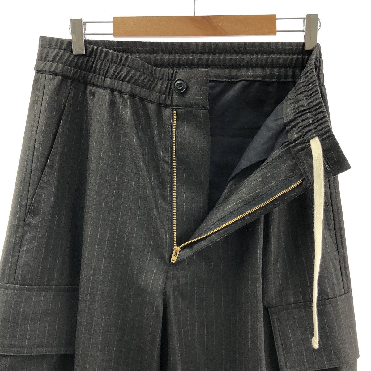 その他 × IMA:ZINE ストライプ イージー カーゴパンツ