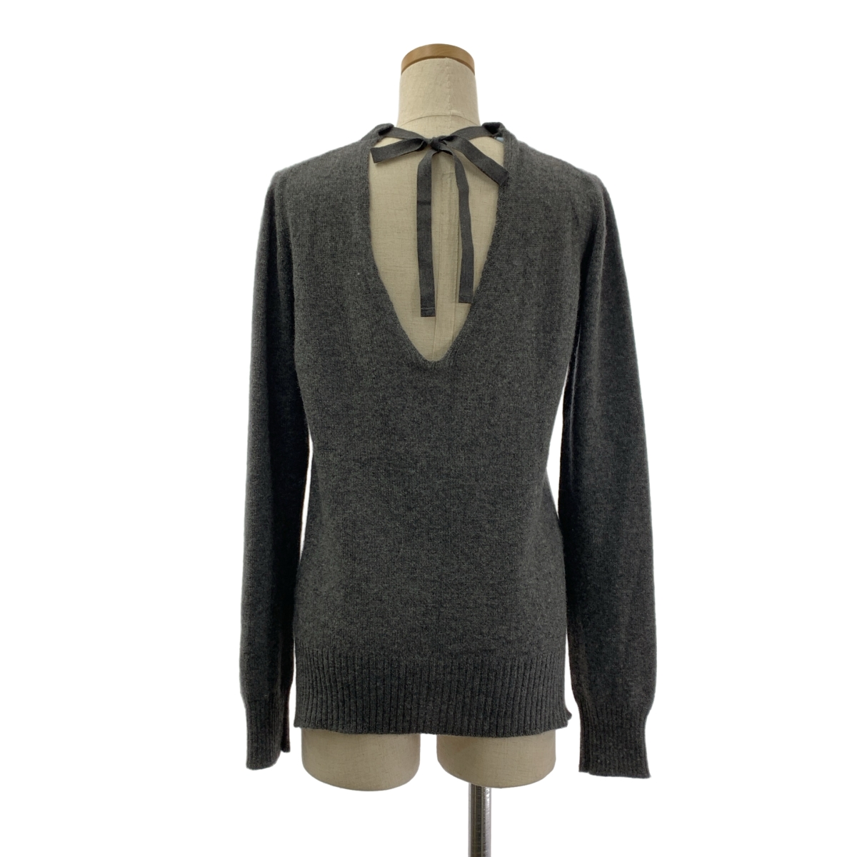 PRADA / プラダ バックリボン カシミヤニット