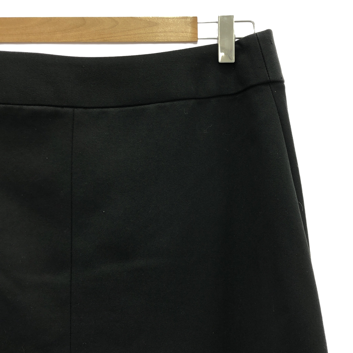 COMME des GARCONS / コムデギャルソン レザーベルト付 ポリエステルウール ヘビー ラップスカート