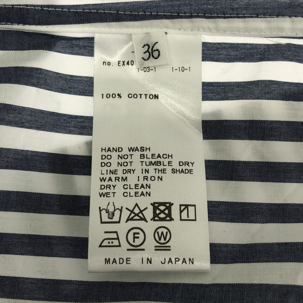 AP STUDIO / エーピーストゥディオ block striped shirt dress ブロックストライプ シャツ ドレス ワンピース