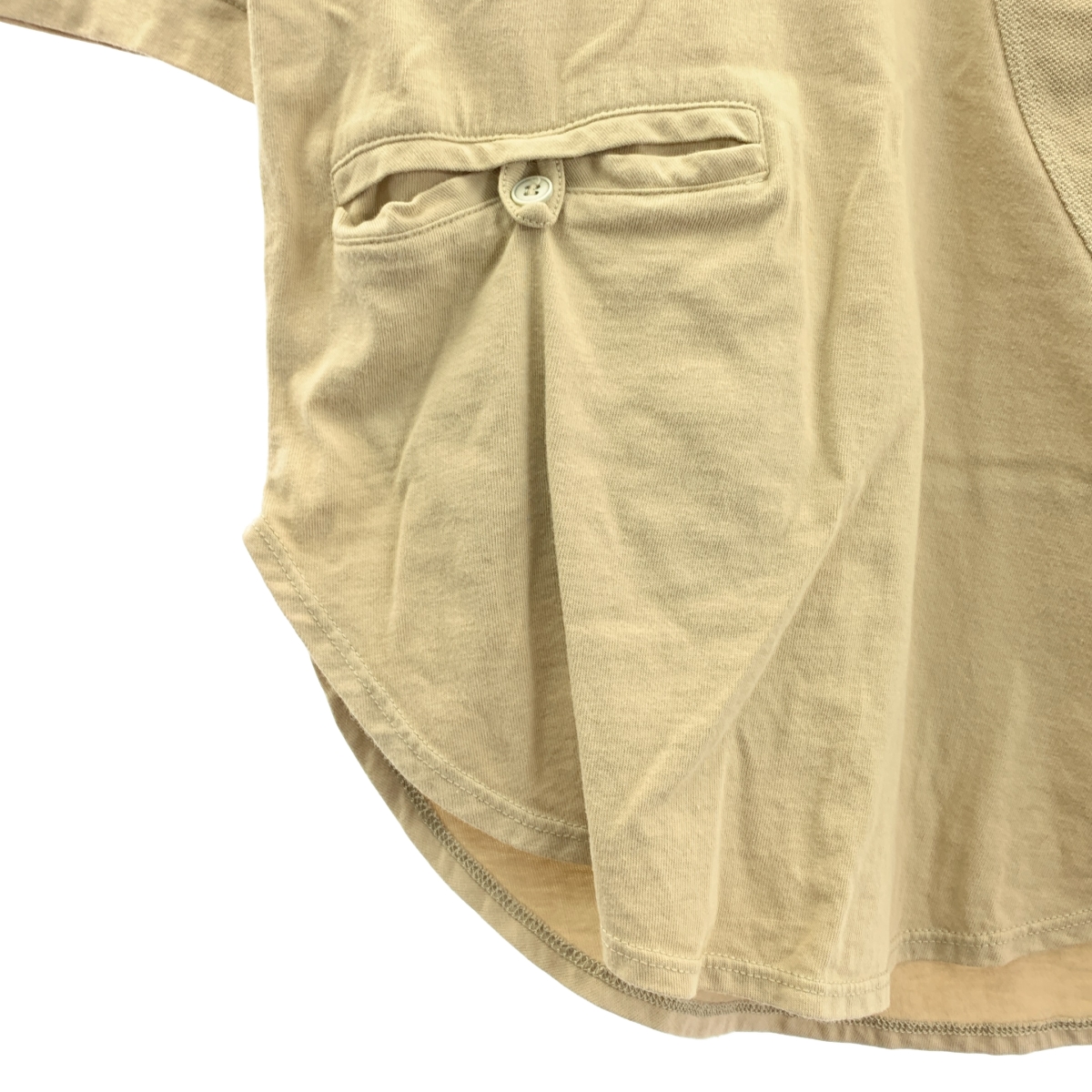 BALENCIAGA / バレンシアガ カットアウト パッチ クルーネック Tシャツ カットソー