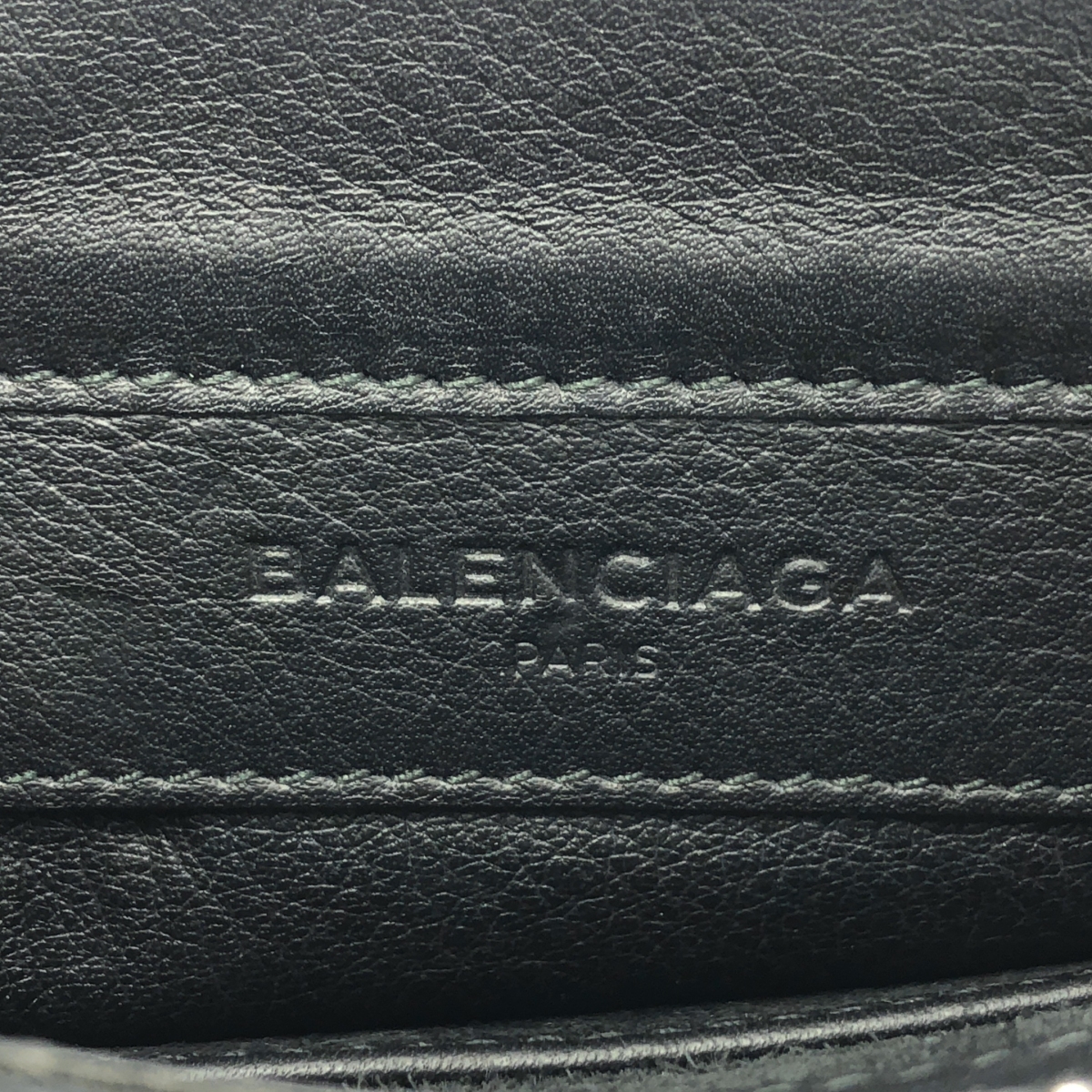 BALENCIAGA / バレンシアガ ペーパートリプル XS レザー ショルダーバッグ