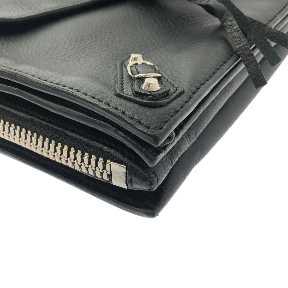 BALENCIAGA / バレンシアガ ペーパートリプル XS レザー ショルダーバッグ