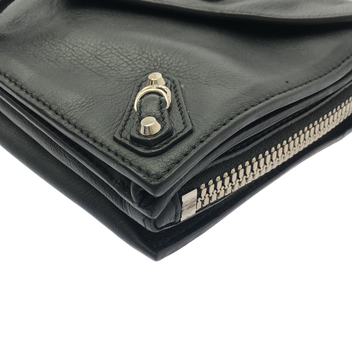 BALENCIAGA / バレンシアガ ペーパートリプル XS レザー ショルダーバッグ