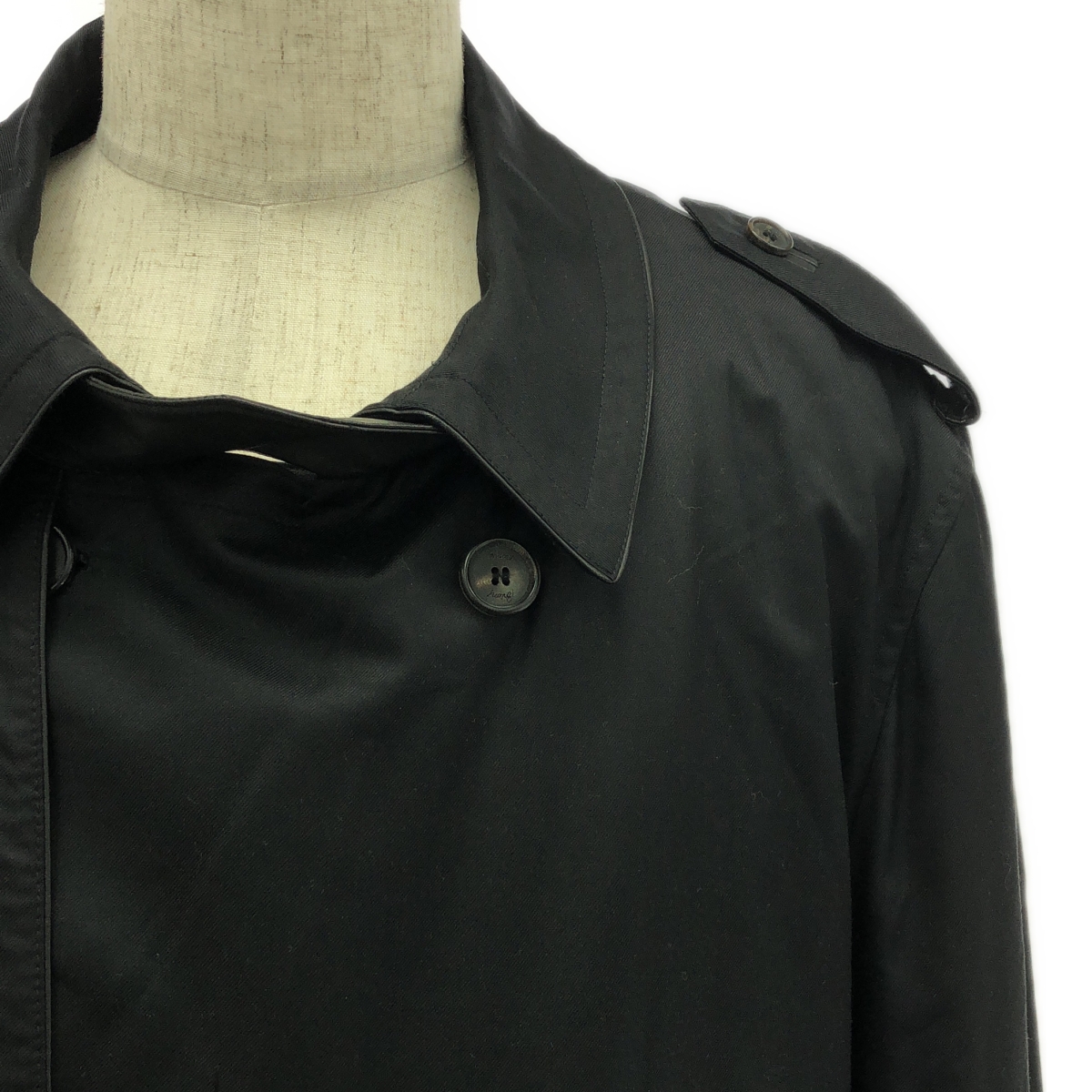 その他 ウール カシミア ストライプ裏地 トレンチコート