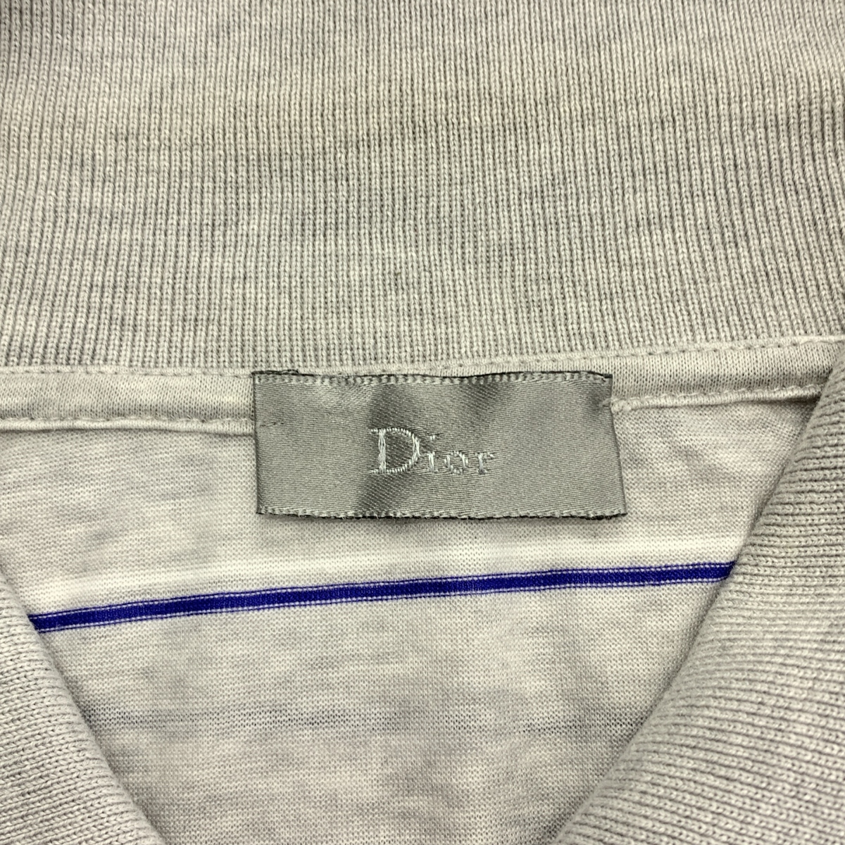 Dior homme / ディオールオム コットン ボーダー ポロシャツ
