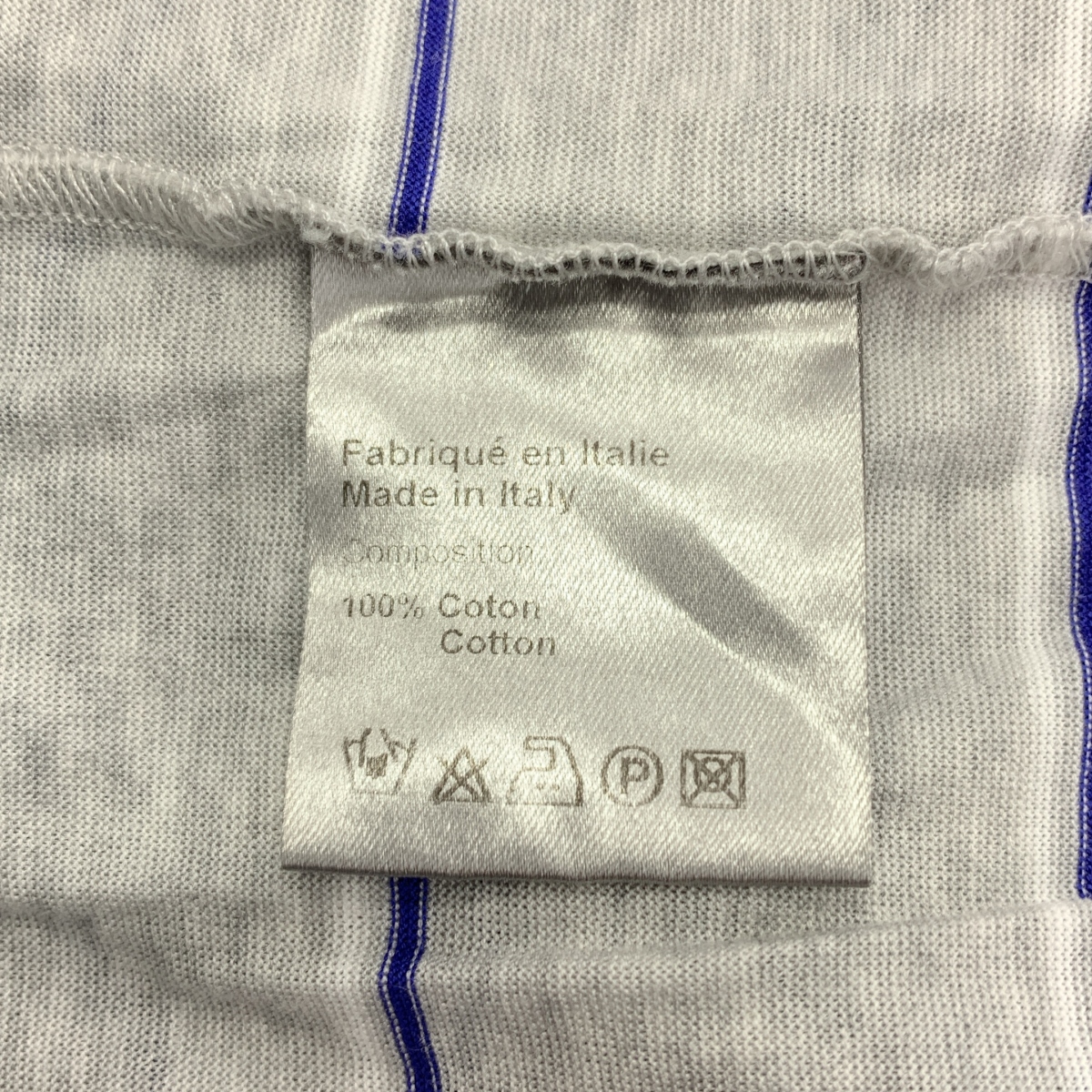 Dior homme / ディオールオム コットン ボーダー ポロシャツ