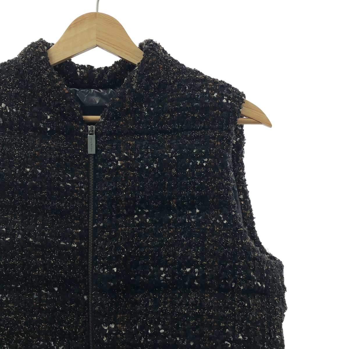 FABIANA FILIPPI / ファビアナフィリッピ ツイード ダブルジップ ダウンベスト