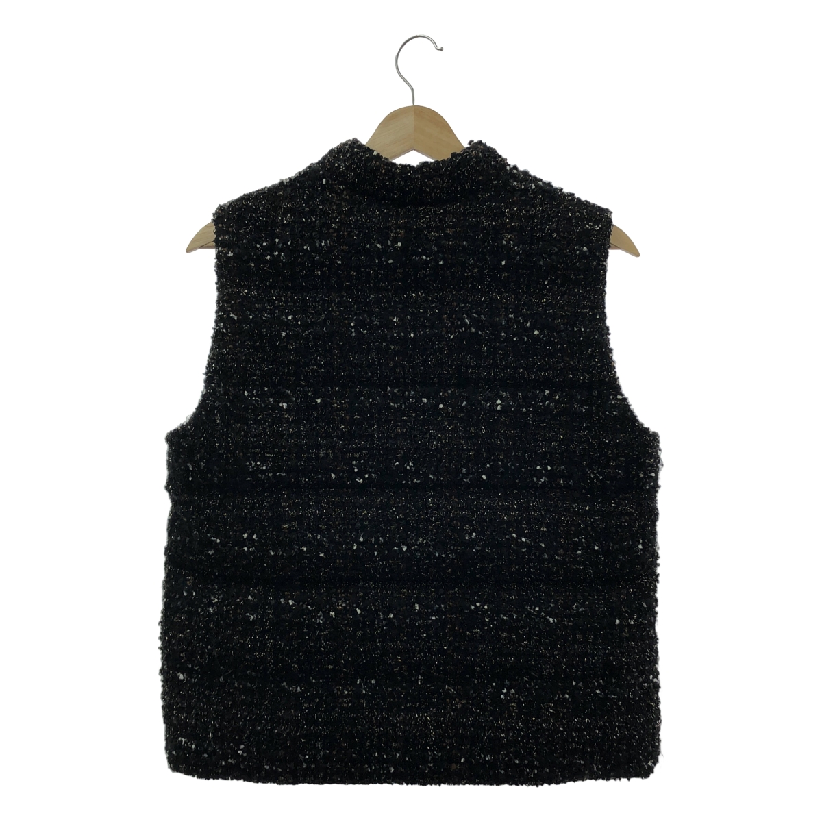 FABIANA FILIPPI / ファビアナフィリッピ ツイード ダブルジップ ダウンベスト