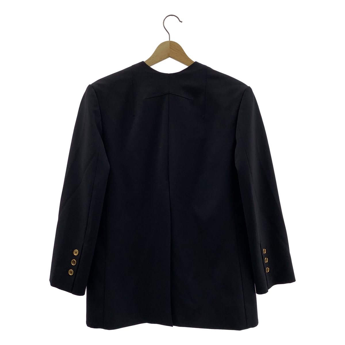 PATOU / パトゥ テックウール製 ノーカラーダブルブレストジャケット