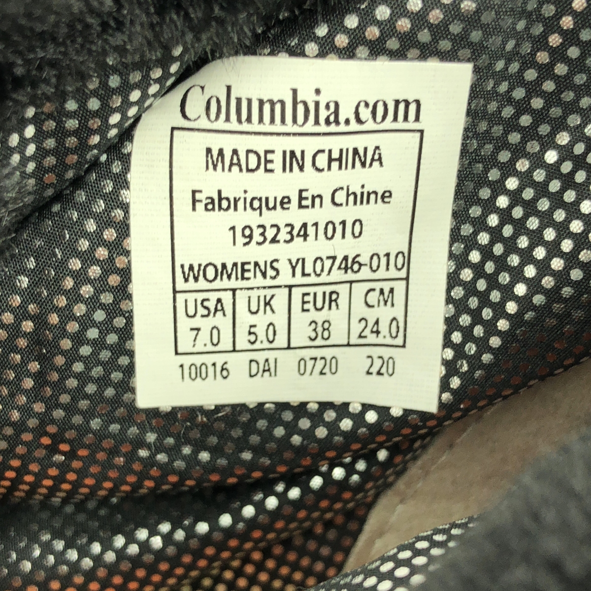 Columbia / コロンビア レースアップ ムートンブーツ