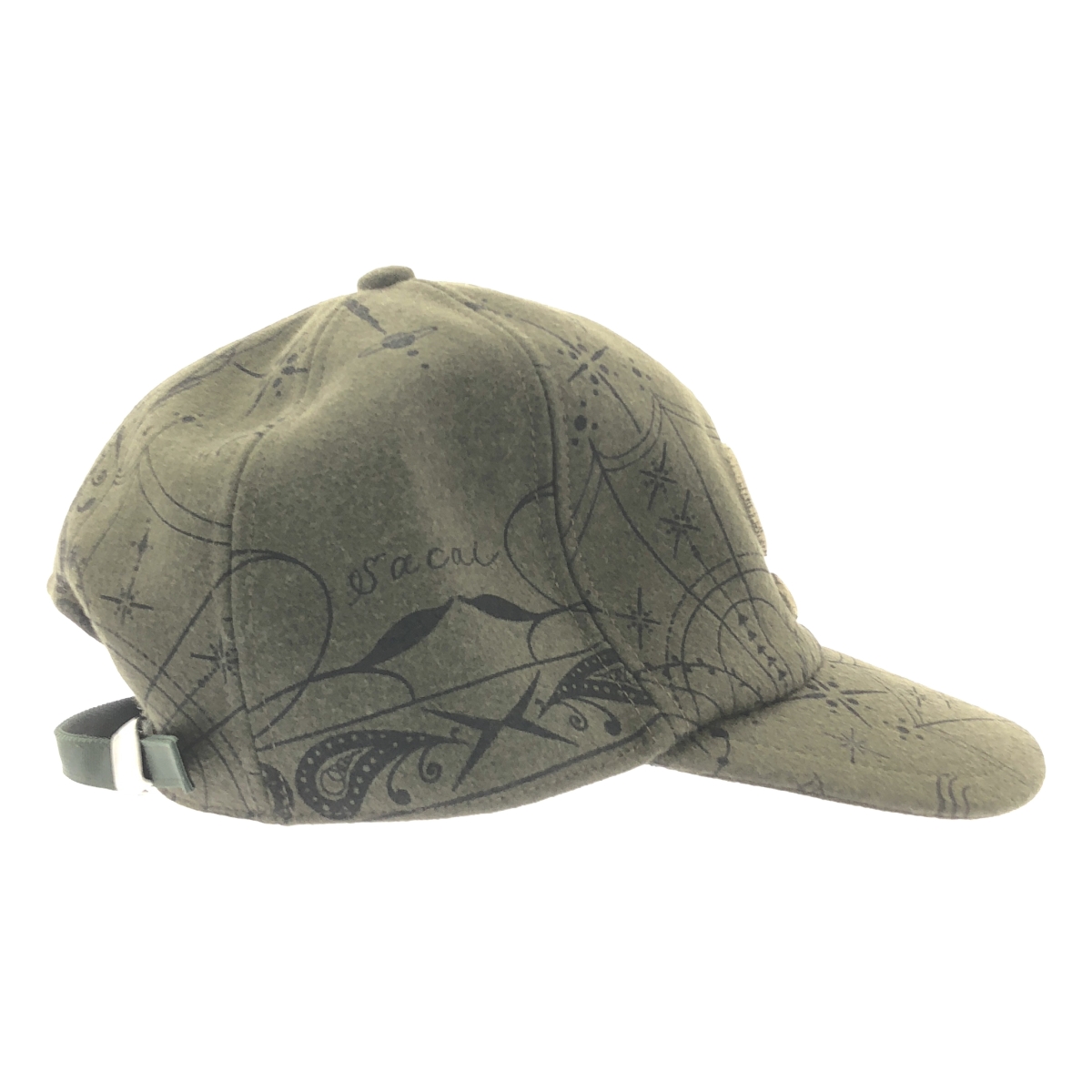 sacai / サカイ × DR. WOO  BANDANA CAP / ロゴ キャップ 帽子 / アジャスター調整可 / ユニセックス