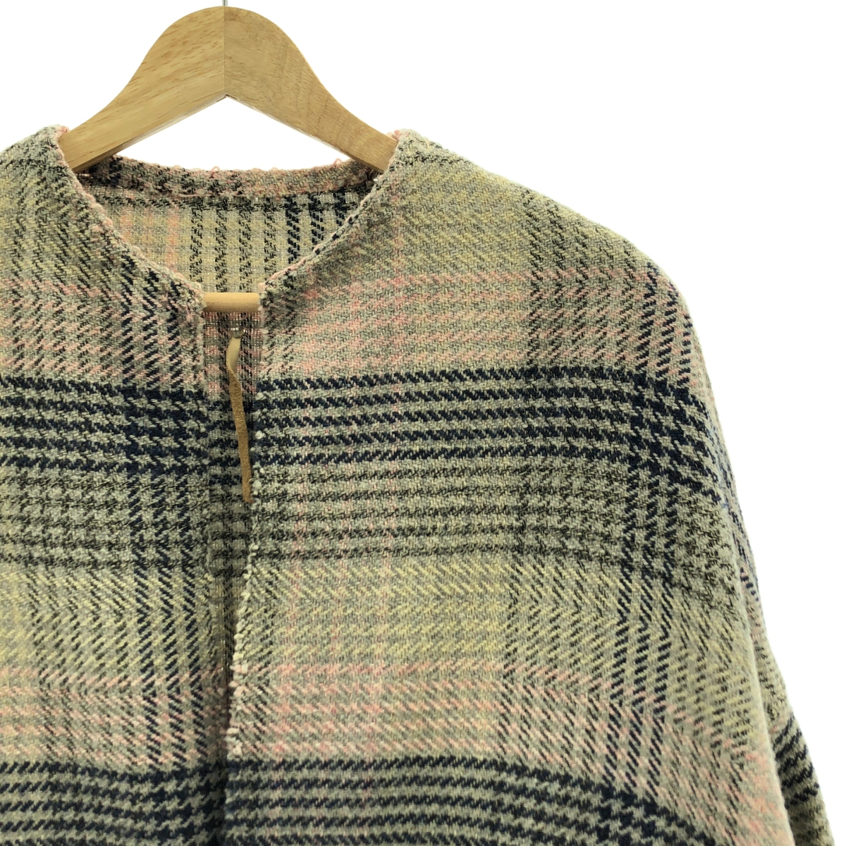 ISABELLA STEFANELLI / イザベラステファネリ Virginia Woolf 手織り ツイード グレンチェック コート