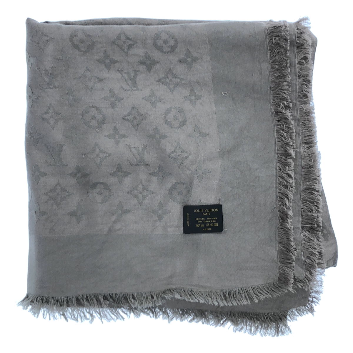 Louis Vuitton / ルイヴィトン シルク ウール モノグラム 大判 ストール