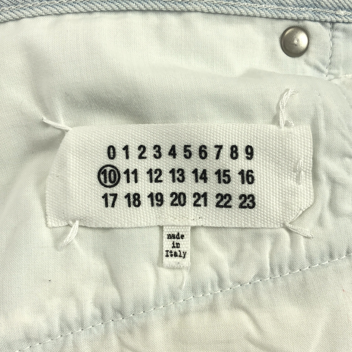 Maison Margiela / メゾンマルジェラ ストーンウォッシュ ブリーチド デニムパンツ