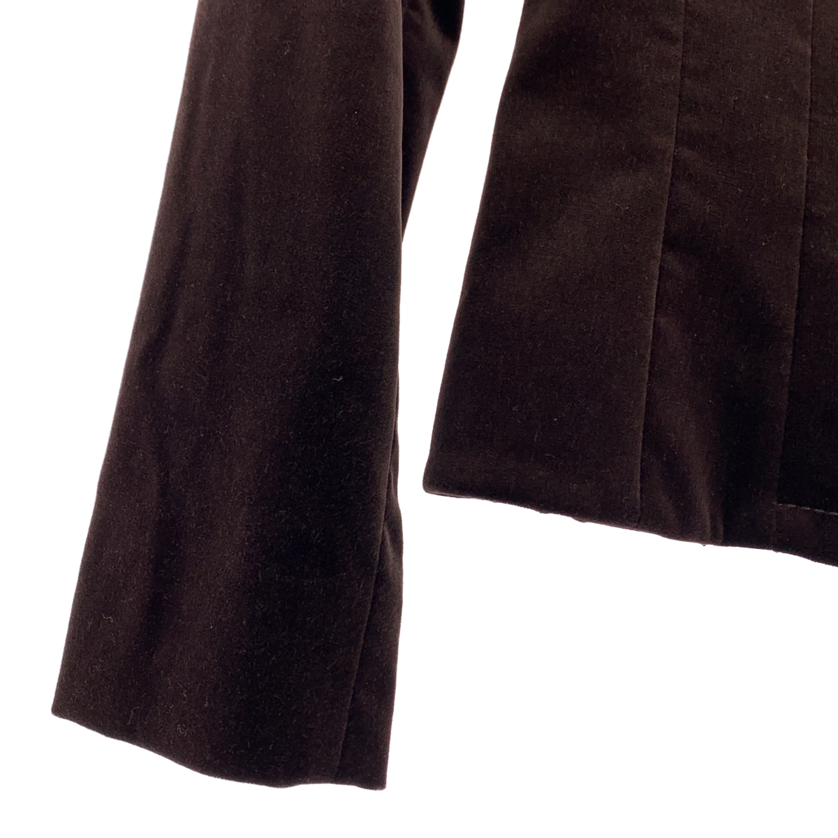 VALENTINO / ヴァレンティノ ベロア ショールカラー シングル ジャケット / ロゴ総裏地