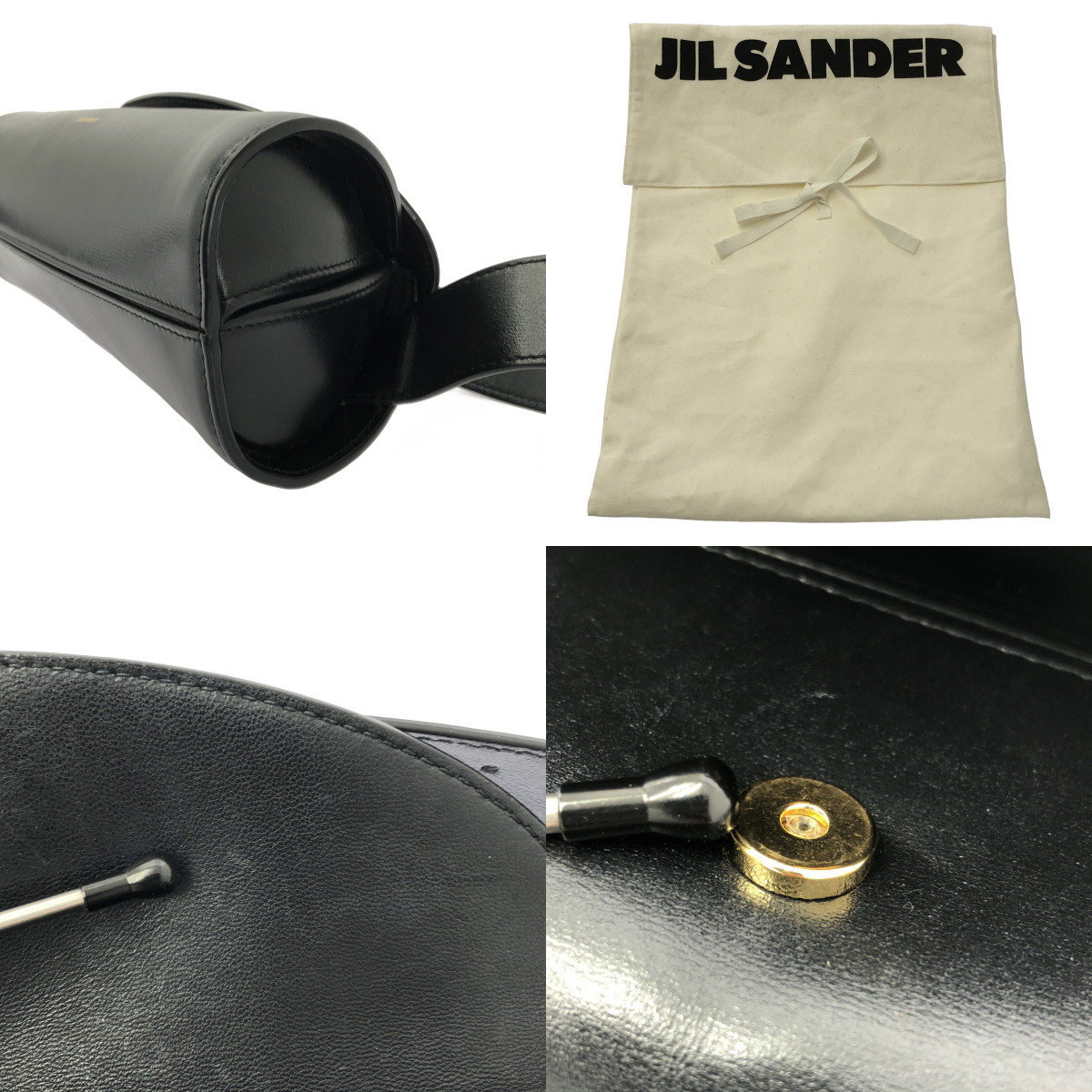 JIL SANDER / ジルサンダー cannolo カンノーロ スモール レザー ショルダーバッグ