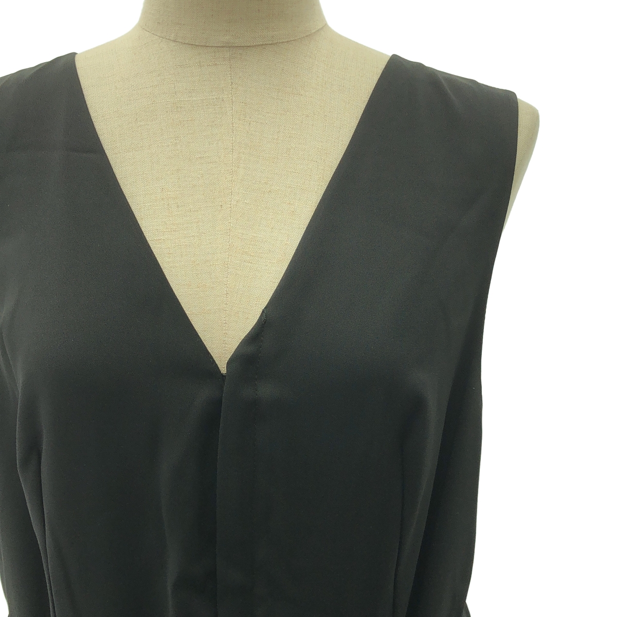 Re:poris / レポリス ベルテッド ボリューム ドレス ワンピース