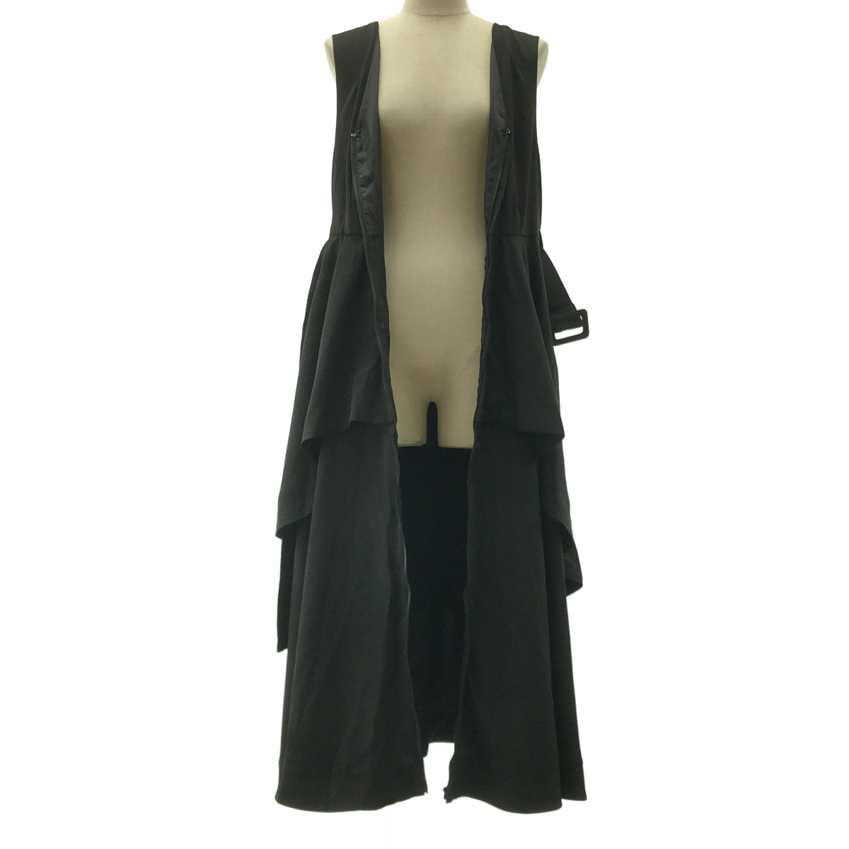 Re:poris / レポリス ベルテッド ボリューム ドレス ワンピース