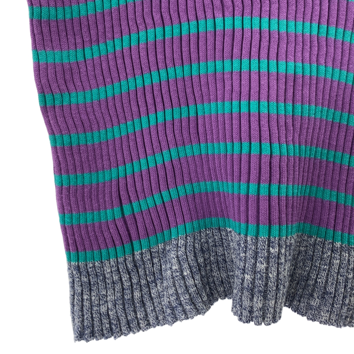 AKANE UTSUNOMIYA / アカネウツノミヤ マルチボーダー ショート スリーブ ニット