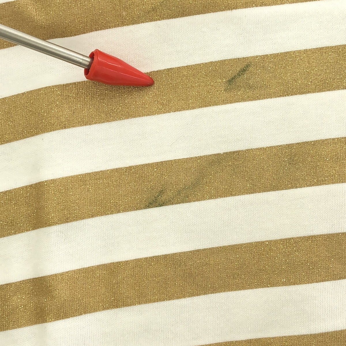 COMME des GARCONS HOMME PLUS / コムデギャルソンオムプリュス コットン ラメ ボーダー クルーネック カットソー