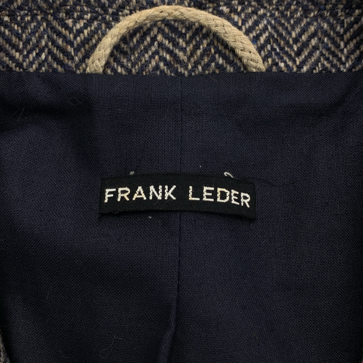 FRANK LEDER / フランクリーダー HERINGBONE WOOL JACKET ヘリンボーン ウール テーラードジャケット