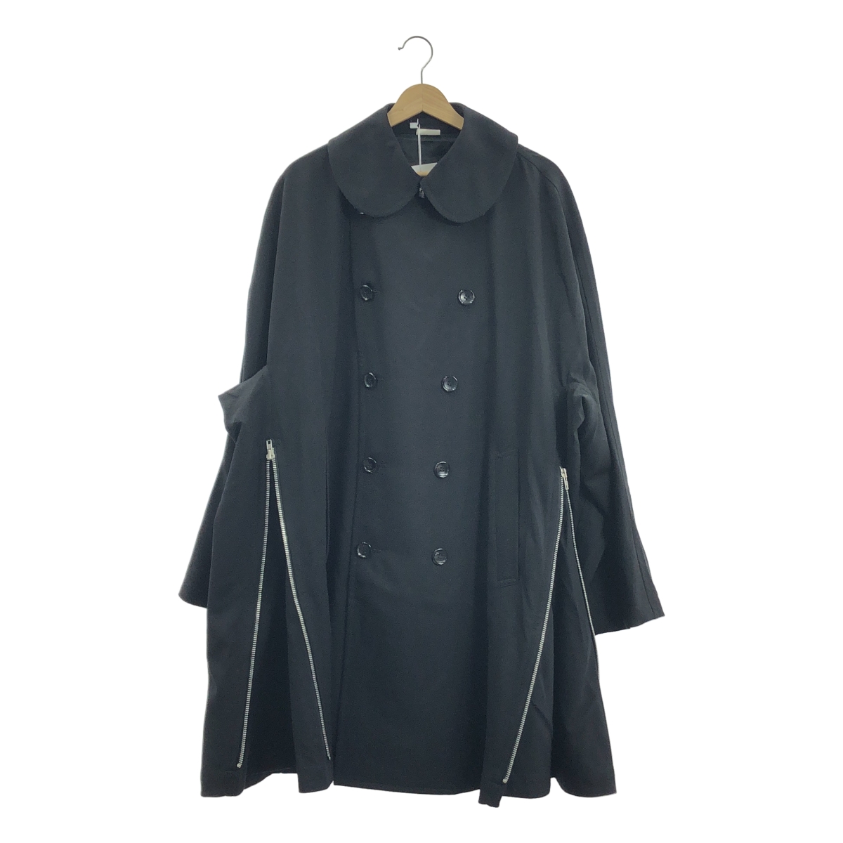 COMME des GARCONS HOMME PLUS / コムデギャルソンオムプリュス ジップディテール ダブルブレスト ウール コート