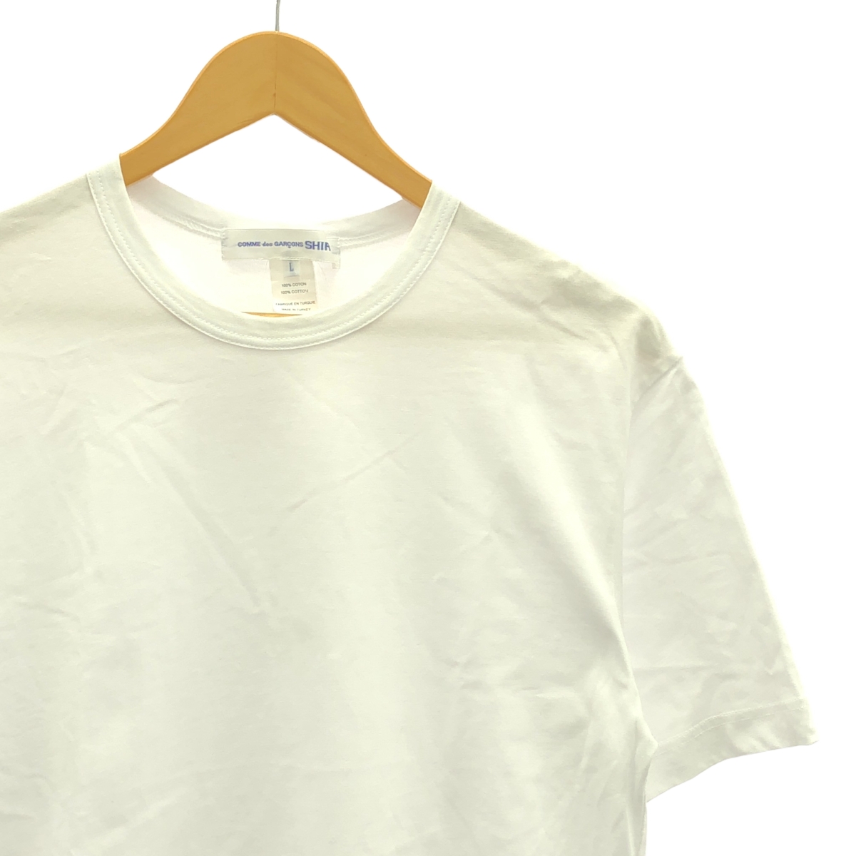 COMME des GARCONS SHIRT / コムデギャルソンシャツ クルーネック スリット ロング Tシャツ カットソー