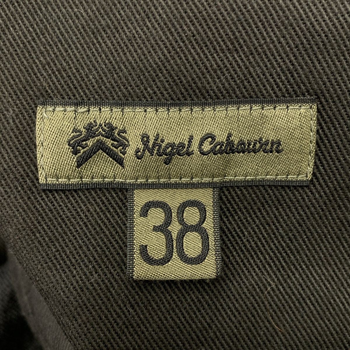 ​NIGEL CABOURN / ナイジェルケーボン BRITISH ARMY PANT - BLACK DENIM ブリティッシュ デニム パンツ