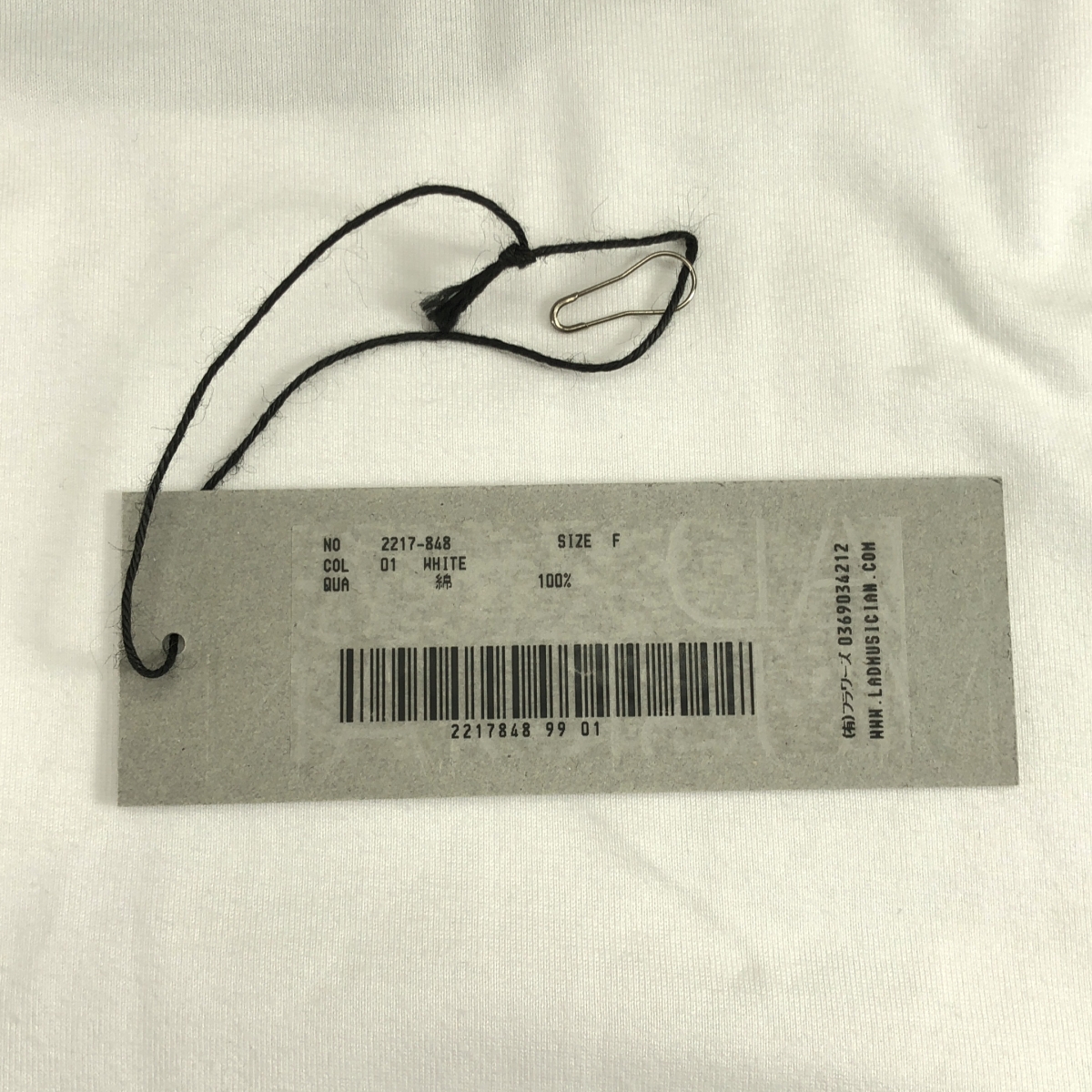 LAD MUSICIAN / ラッドミュージシャン スマイル プリント Tシャツ