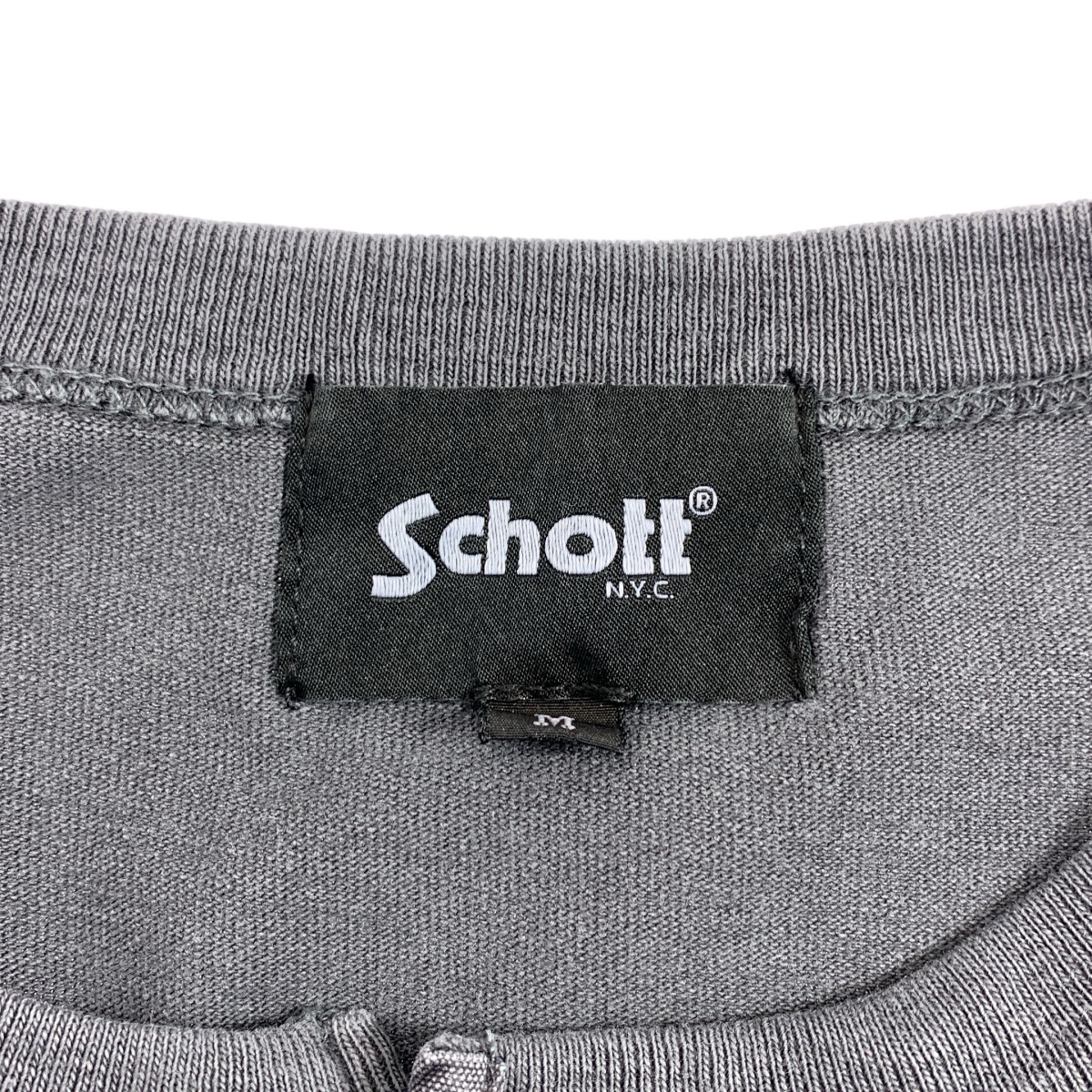 SCHOTT / ショット SOUVENIR LS T-SHIRT/スーベニア LS Tシャツ 顔虎