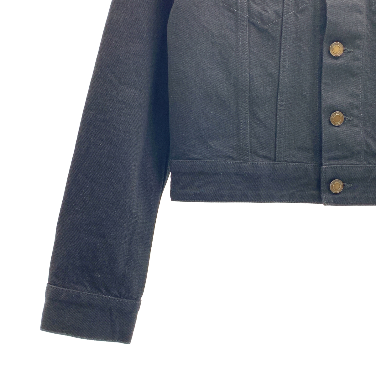SAINT LAURENT PARIS / サンローランパリ ロゴボタン デニム トラッカー ジャケット