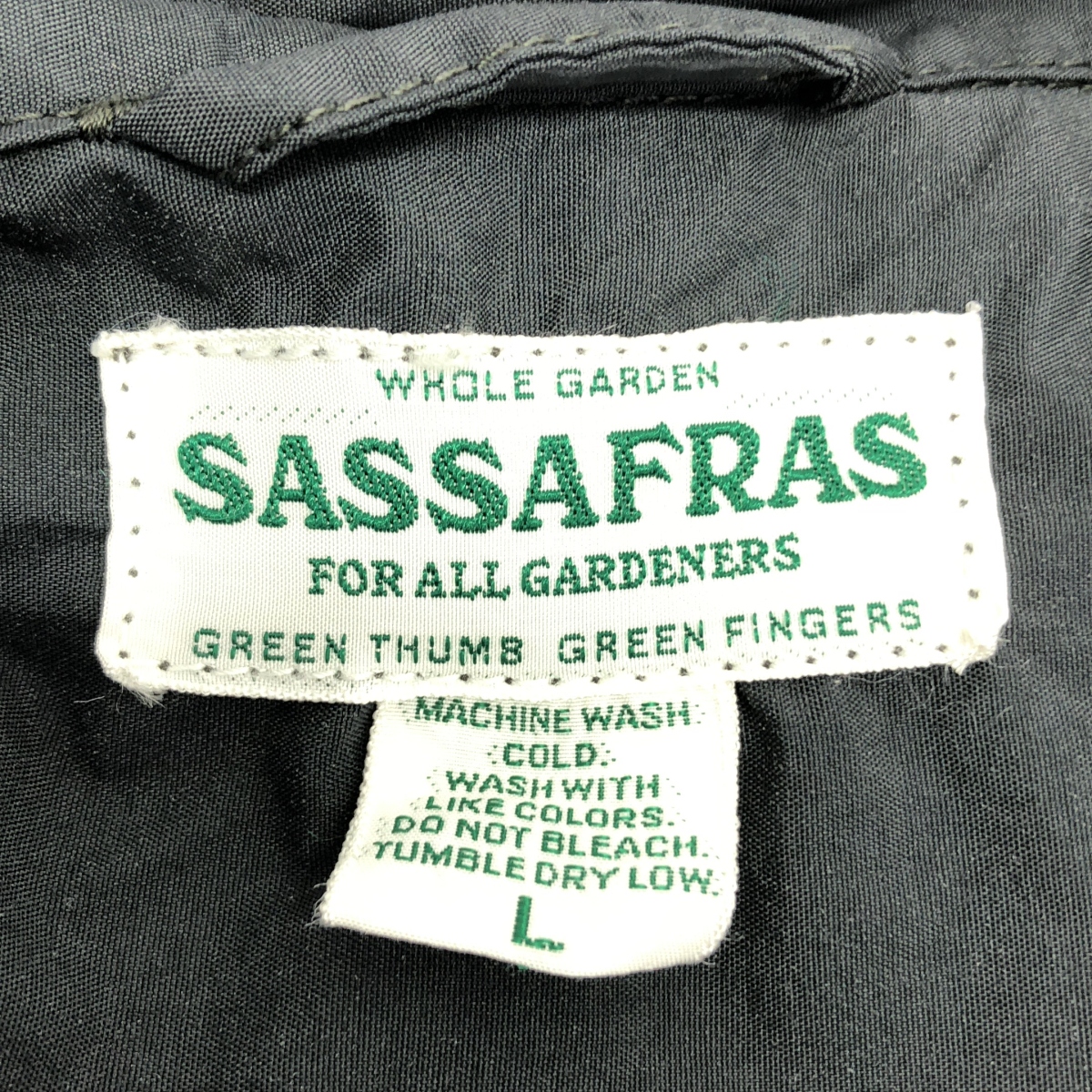 SASSAFRAS / ササフラス DIGS CREW JACKET ナイロン ディグス クルー ジャケット