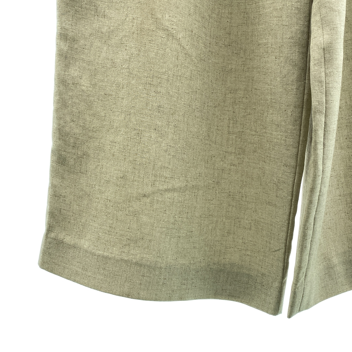 ENFOLD / エンフォルド リネンライクワイドゴム TROUSERS リネン ワイドパンツ