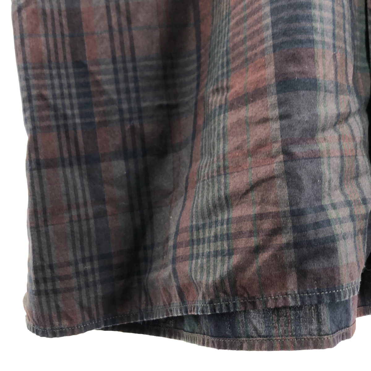 CIOTA / シオタ Regular Collar Short Sleeve Shirt チェック 半袖シャツ