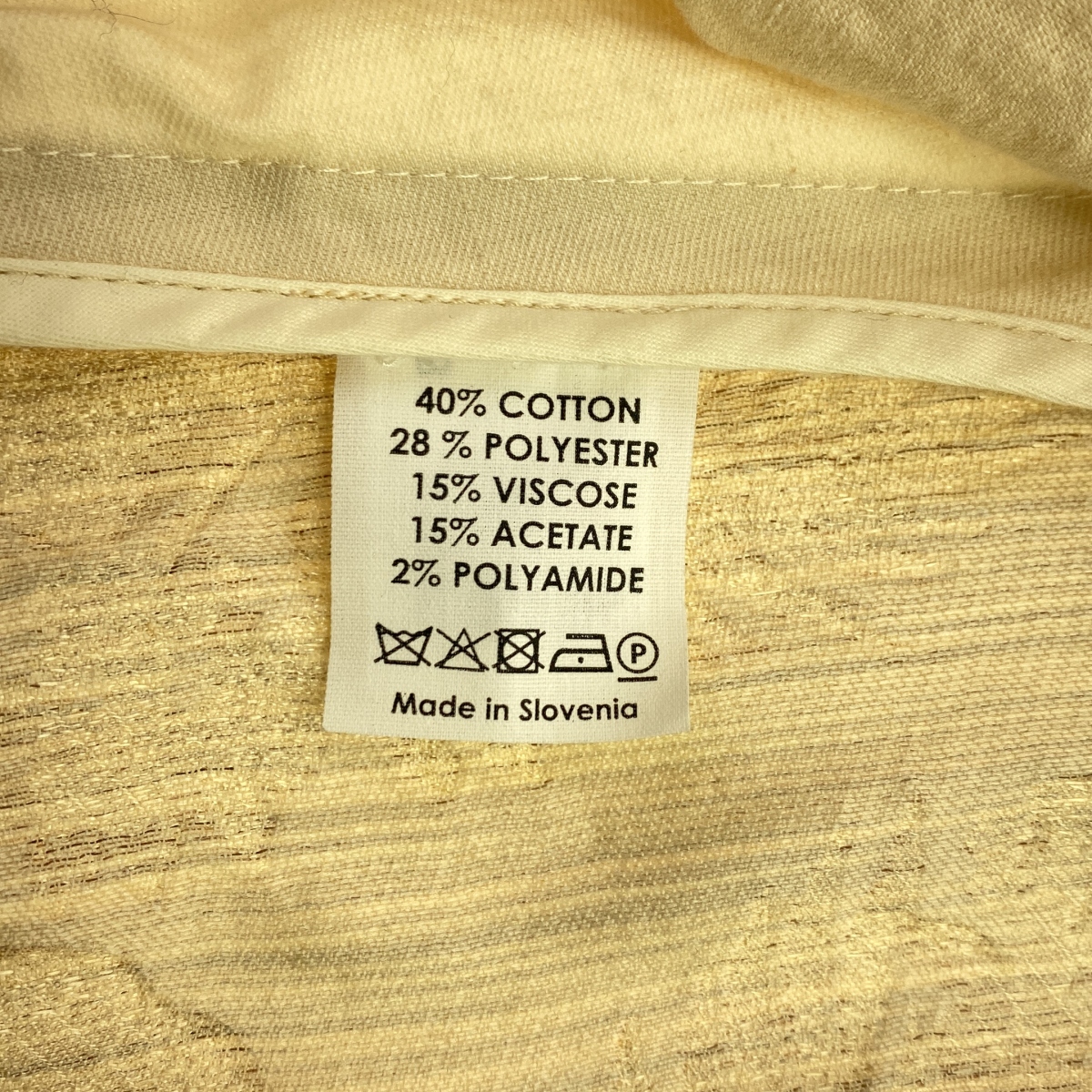 DRIES VAN NOTEN / ドリスヴァンノッテン ボタニカル ゴブラン スリーブ切替 ボタンレス コート